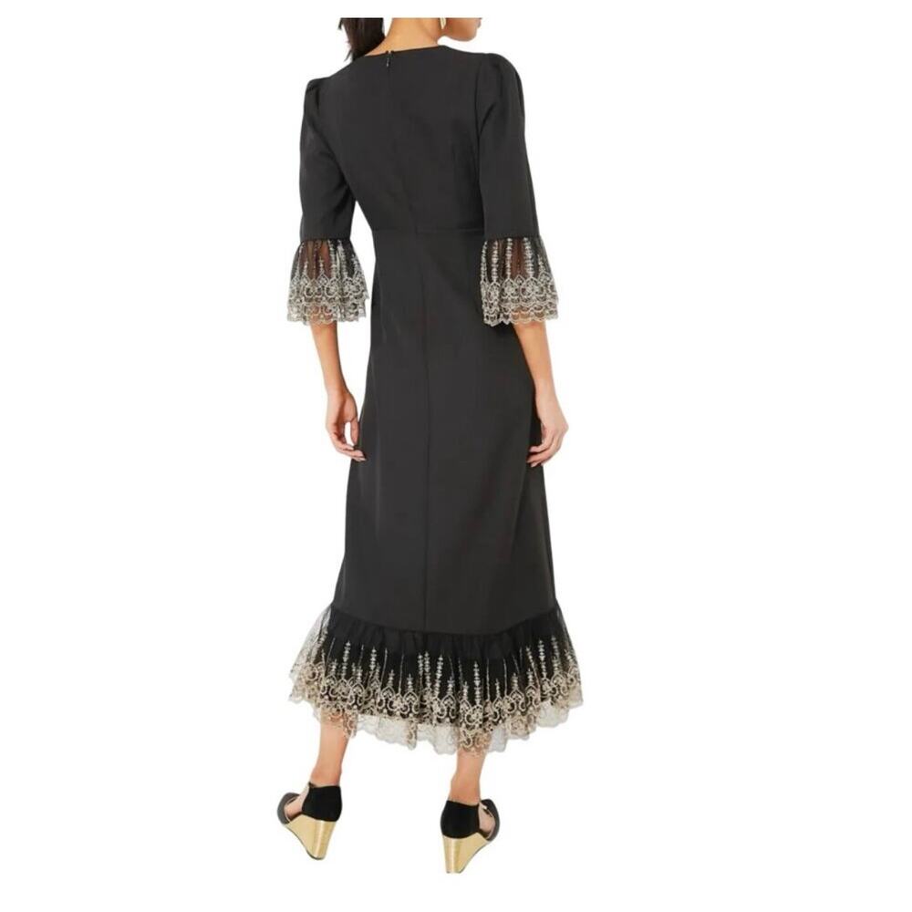 Tuckernuck Black and Gold Midi Dress - Picture 6 of 11